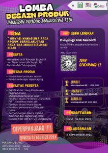 Lomba Desain Produk & Pameran Produk Mahasiswa FEBI